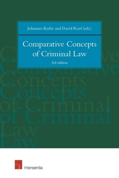 Paperback Comparative Concepts of Criminal Law: 3rd edition Book