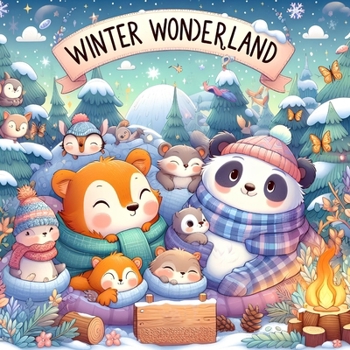 Paperback Winter Wonderland: A Coloring Book of cute Hibernating Animals with their families Book