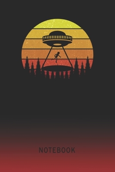 Notebook: UFO Area 51 Blank Wide Ruled Lined Paper Notepad | Writing Pad Journal | Assignments Taking Class Notes Homework Studying Math Science ... & University Organizer | Student Teacher