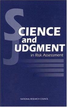 Hardcover Science and Judgment in Risk Assessment Book