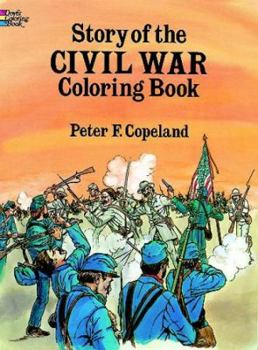 Paperback Story of the Civil War Coloring Book