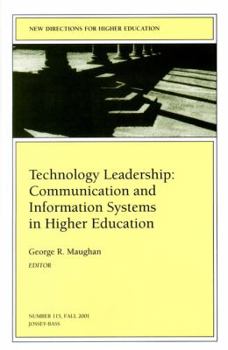 Paperback Technology Leadership: Communication and Information Systems in Higher Education Book