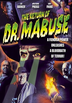 DVD The Return Of Dr. Mabuse Book