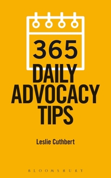 Paperback 365 Daily Advocacy Tips Book