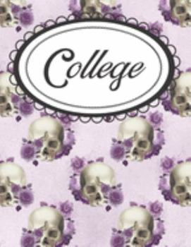 Paperback Gothic Skulls Purple College Planner: Study Planners, Formula Cheat Sheets, Project Planners, Homework Help, Chapter Summaries, and More Book