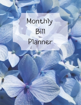 Monthly Bill Planner: Financial Budget Planner Expense Tracker Bill Organizer, Expense Tracker Budget Planner