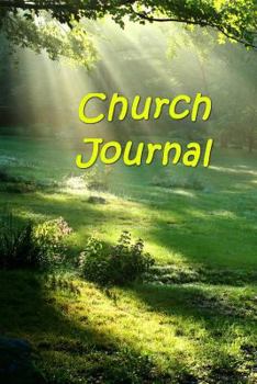 Paperback Church Journal: (Notebook, Diary, Blank Book) Book