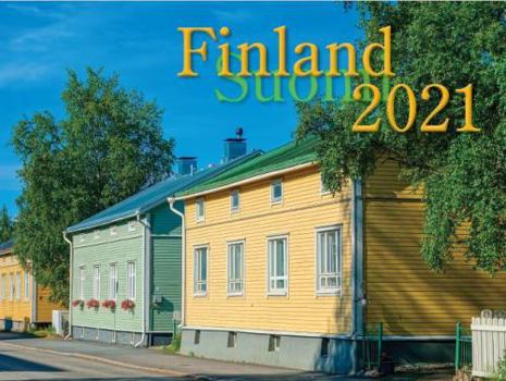 Staple Bound 2021 Finland Wall Calendar Book
