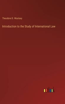 Hardcover Introduction to the Study of International Law Book