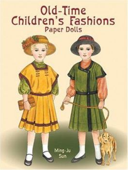 Paperback Old-Time Children's Fashions Paper Dolls Book