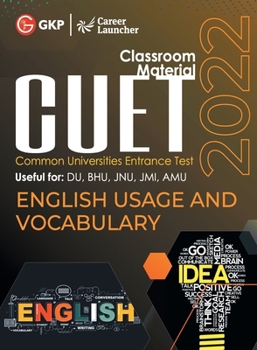 Paperback Cuet 2022: English Usage and Vocabulary - Guide by GKP Book