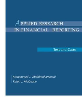 Paperback Applied Research in Financial Reporting: Text and Cases Book