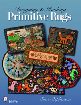 Paperback Designing & Hooking Primitive Rugs Book
