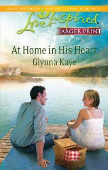 Mass Market Paperback At Home in His Heart [Large Print] Book