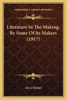 Paperback Literature In The Making, By Some Of Its Makers (1917) Book