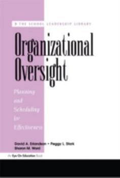 Paperback Organizational Oversight: Planning and Scheduling for Effectiveness Book