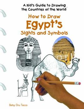Library Binding How to Draw Egypt's Sights and Symbols Book