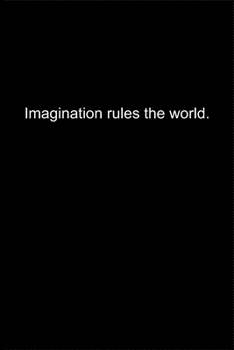 Paperback Imagination rules the world.: Journal or Notebook (6x9 inches) with 120 doted pages. Book