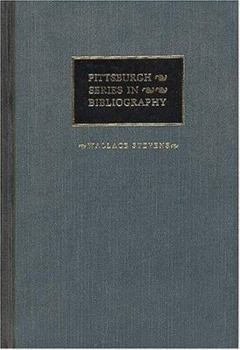 Hardcover Wallace Stevens: A Descriptive Bibliography Book