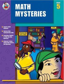 Paperback Math Mysteries, Grade 5 Book