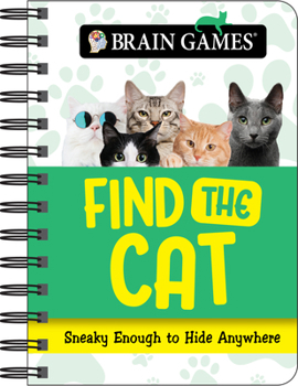 Spiral-bound Brain Games - To Go - Find the Cat Book