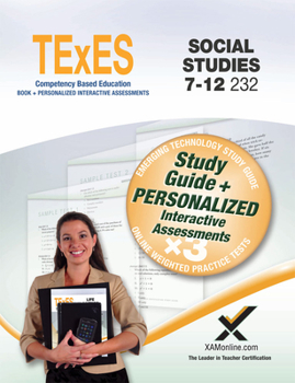 Paperback TExES Social Studies 7-12 232 Book + Online Book
