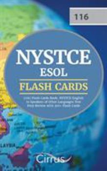 Paperback NYSTCE ESOL (116) Flash Cards Book: NYSTCE English to Speakers of Other Languages Test Prep Review with 300+ Flashcards Book