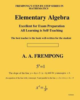 Paperback Elementary Algebra Book