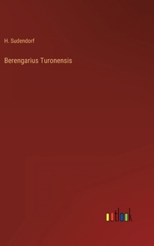 Hardcover Berengarius Turonensis [German] Book
