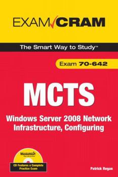 Paperback McTs 70-642 Exam Cram: Windows Server 2008 Network Infrastructure, Configuring [With CDROM] Book