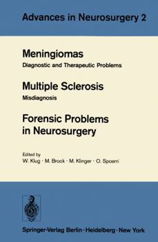 Paperback Meningiomas. Multiple Sclerosis. Forensic Problems in Neurosurgery: Diagnostic and Therapeutic Problems. Misdiagnosis Book