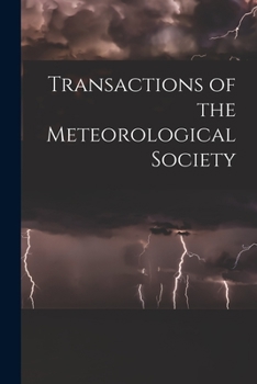 Paperback Transactions of the Meteorological Society Book