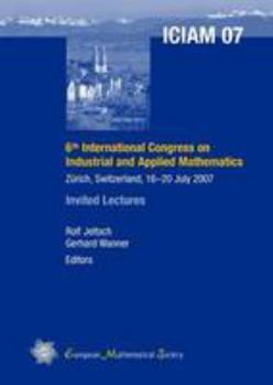 Hardcover Sixth International Congress on Industrial and Applied Mathematics (European Mathematical Society) Book