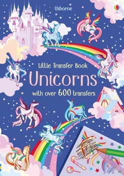 Paperback Transfer Activity Book Unicorns Book