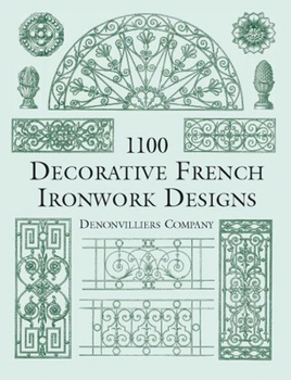 Paperback 1100 Decorative French Ironwork Designs Book