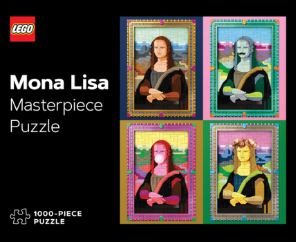 Hardcover Lego Masterpiece Puzzle: Mona Lisa 1000-Piece Puzzle Book