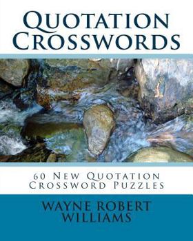 Paperback Quotation Crosswords Book