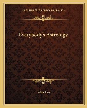 Paperback Everybody's Astrology Book
