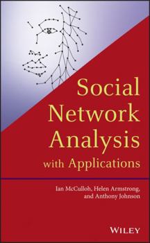 Hardcover Social Network Analysis with Applications Book