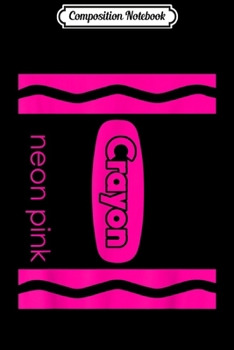 Composition Notebook: Pink Crayon Box Halloween Costume Couple Group Gifts  Journal/Notebook Blank Lined Ruled 6x9 100 Pages