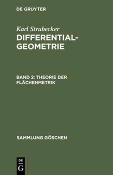 Hardcover Theorie Der Flächenmetrik [German] Book