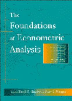 Paperback The Foundations of Econometric Analysis Book