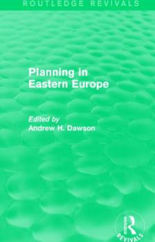 Paperback Planning in Eastern Europe (Routledge Revivals) Book