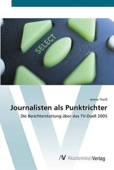 Paperback Journalisten als Punktrichter [German] Book