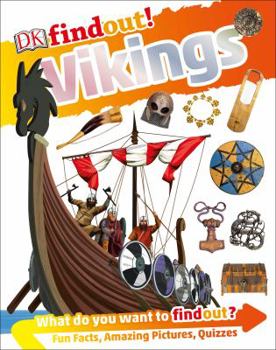 Hardcover Dkfindout! Vikings Book