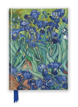 Misc. Vincent Van Gogh: Irises 2027 Luxury Diary Planner - Page to View with Notes Book