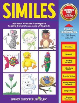 Paperback Reading Fundamentals - Similes: Learn about Similes and How to Use Them to Strengthen Reading Comprehension and Writing Skills Book