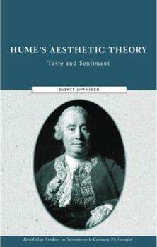 Paperback Hume's Aesthetic Theory: Taste and Sentiment Book