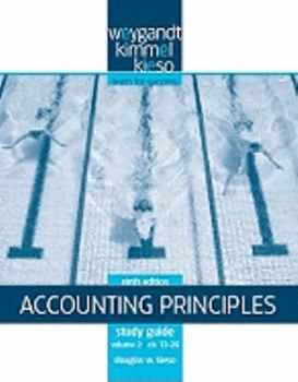 Paperback Study Guide, Volume II, Chs. 13-26 to Accompany Accounting Principles Book