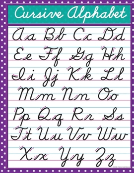 Paperback Cursive Alphabet: Cursive Handwriting Workbook for Kids and teen: Beginning Cursive helps children learn the basics of cursive writing i Book